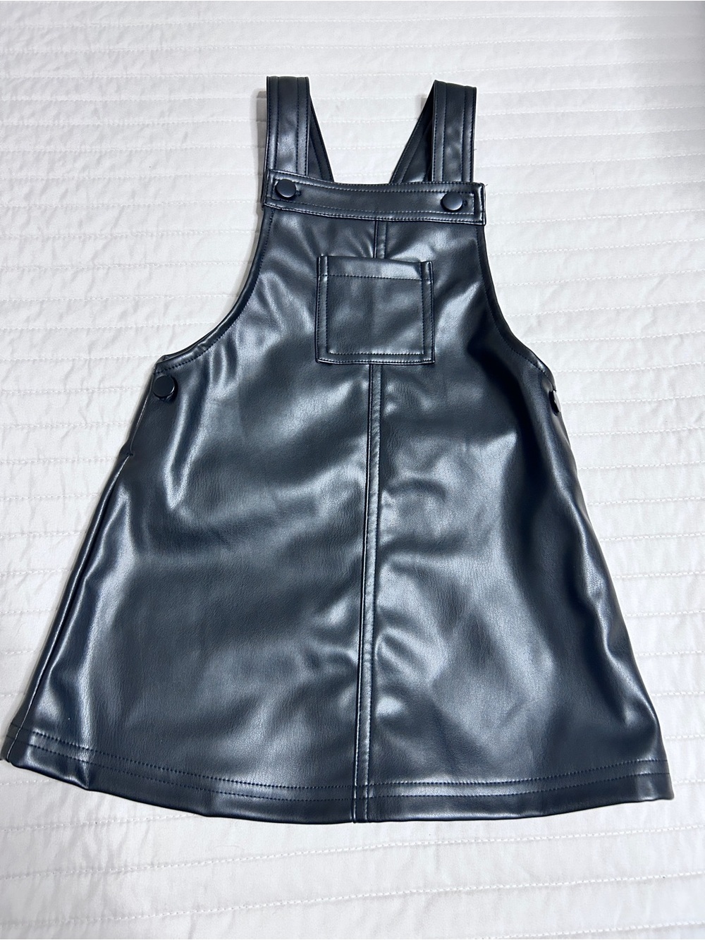 Cynthia Rowley Girls 3T Halloween Faux Leather Jumper Dress 3 Piece Set NWT - Picture 7 of 9